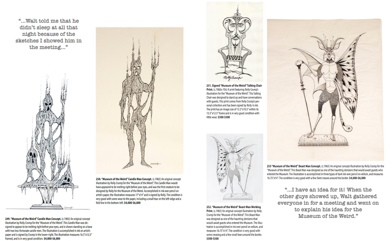 Illustration for article titled Rare Concept Art for Disneyland's Haunted Mansion Goes Up For Auction